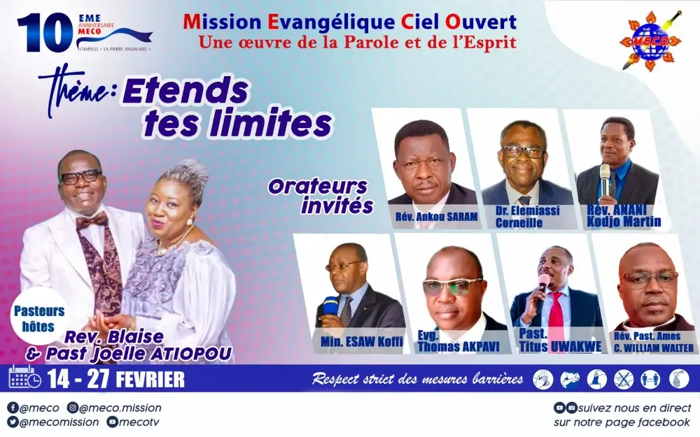 célébration des 10 ans de la chapelle La Pierre Angulaire de MECO